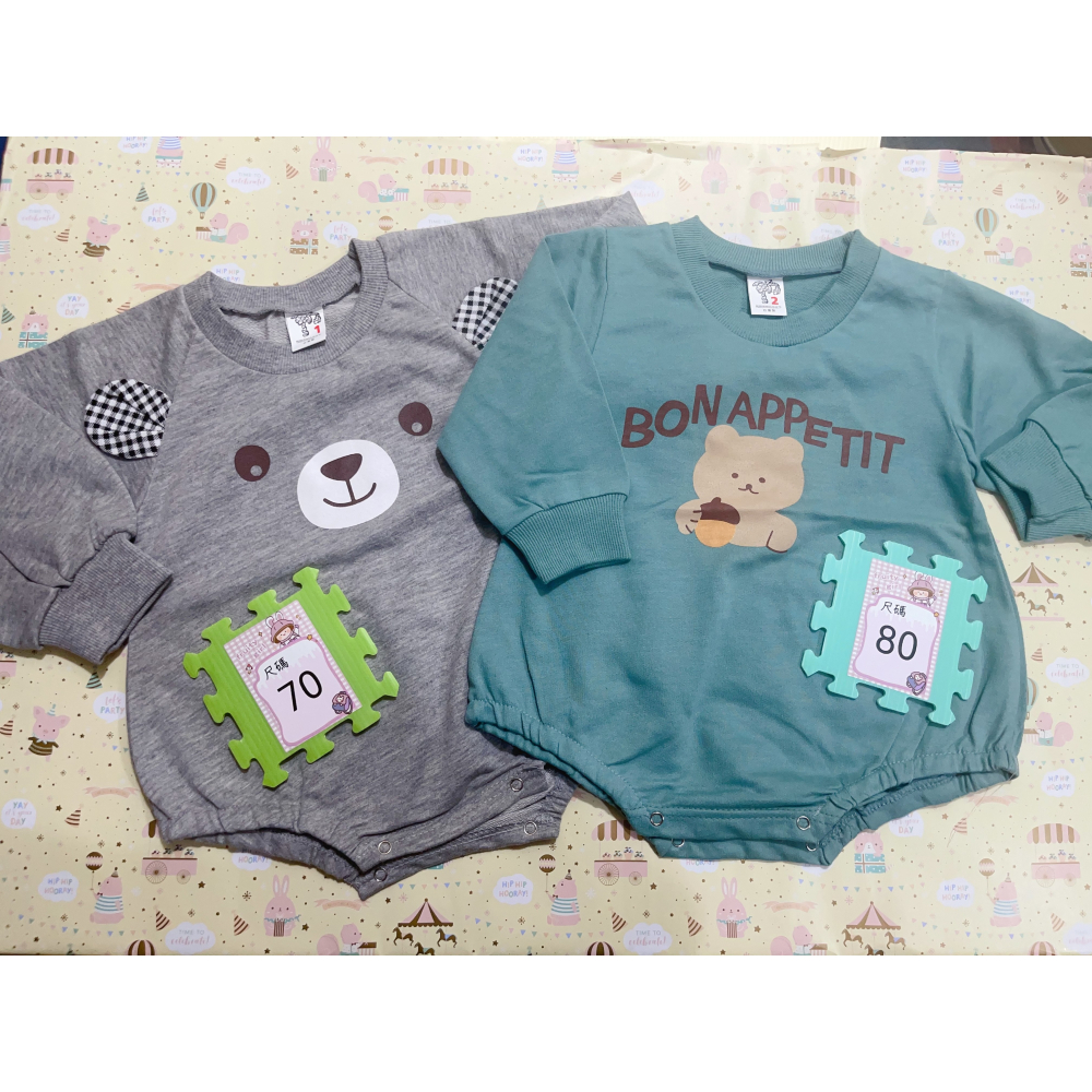 新生兒👶嬰幼兒 男女寶寶長袖包屁衣-細節圖2