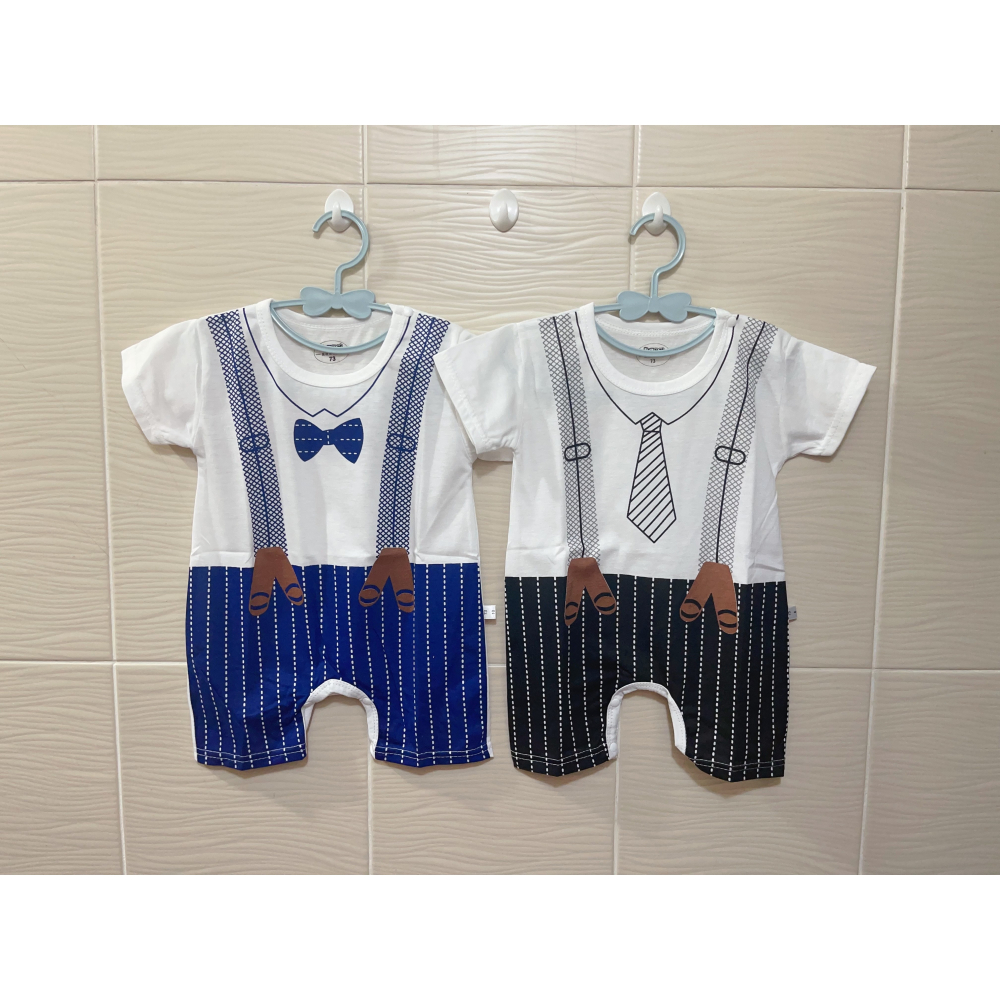 嬰幼兒 👶 男女寶寶短袖爬服-細節圖2