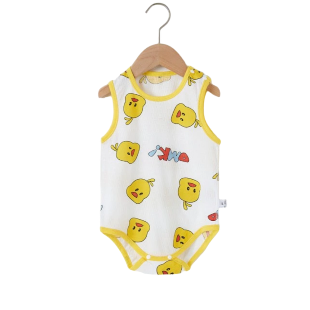 嬰幼兒 👶 男女寶寶網眼無袖包屁衣-細節圖2