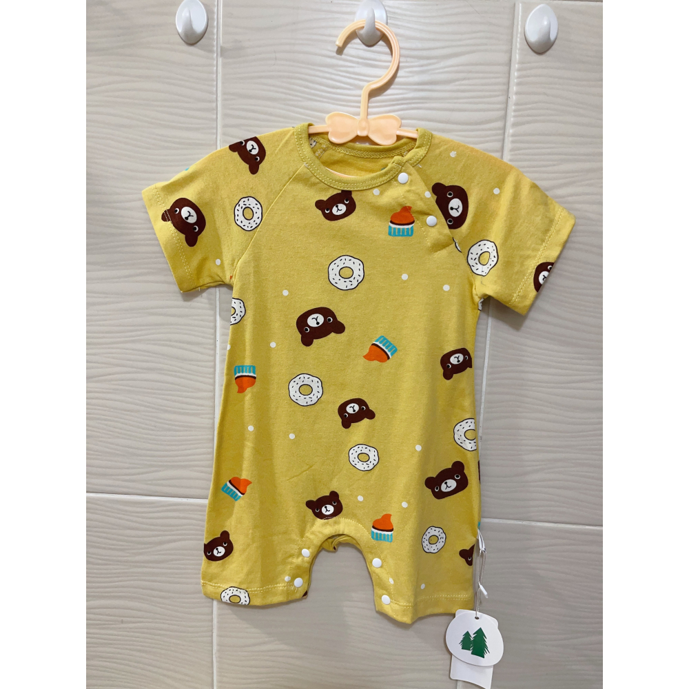 新生兒👶嬰幼兒 男女寶寶短袖連身爬服-細節圖3