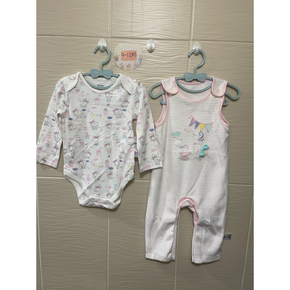 嬰幼兒 👶 女寶寶長袖兩件套 兩穿法-細節圖2