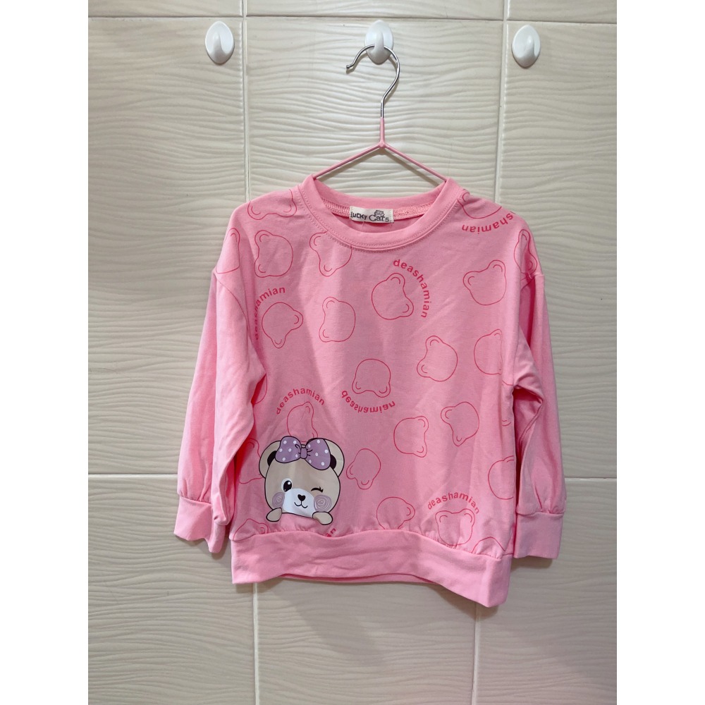 🌺可愛 女童 兒童長袖上衣  ( 無刷絨 )-細節圖5