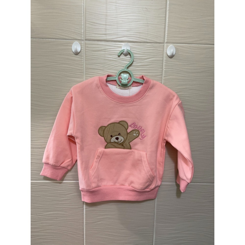 🌺嬰幼兒 👶 女寶寶長袖 刷毛 上衣-細節圖3