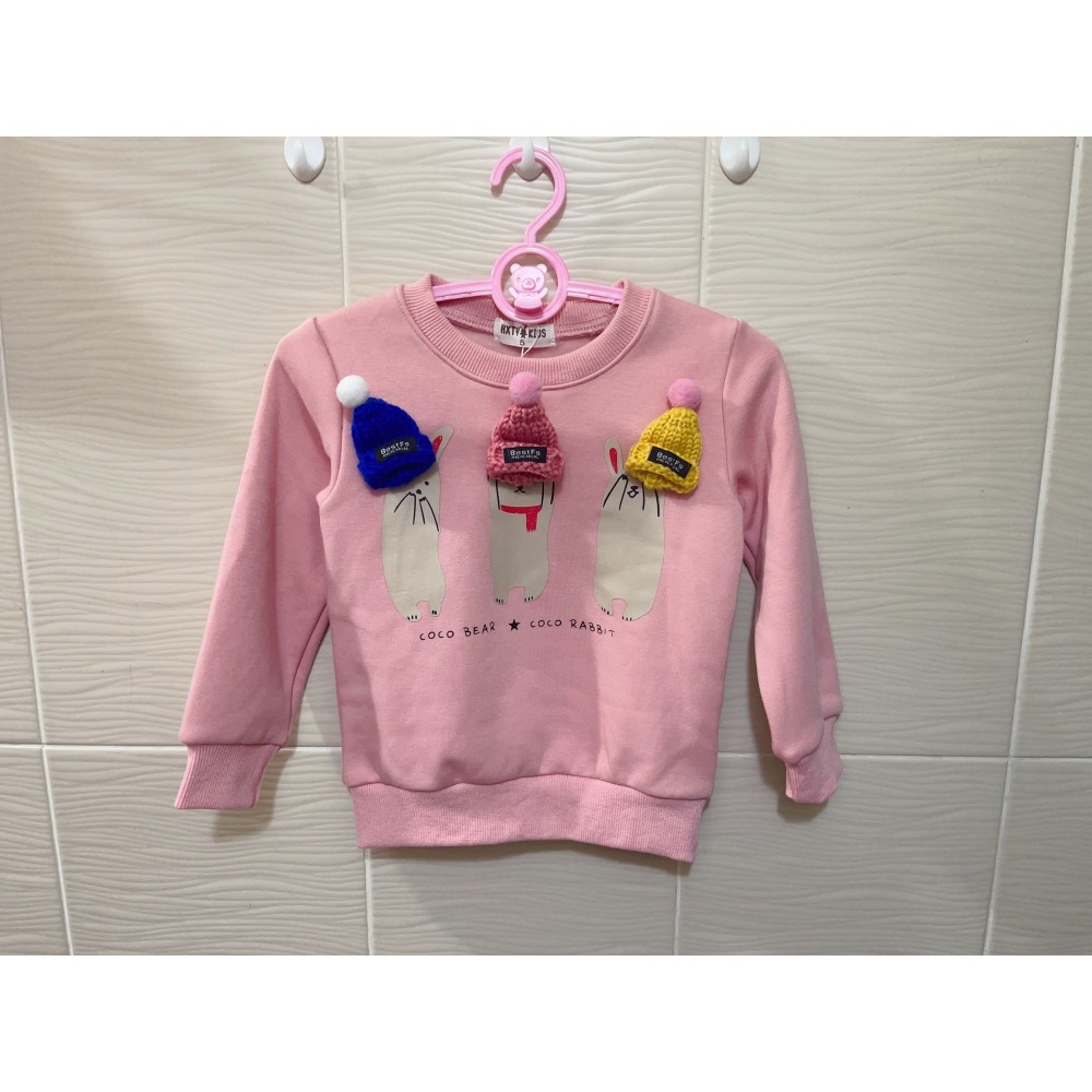 🌺嬰幼兒 👶 女寶寶長袖 刷毛 上衣-細節圖5