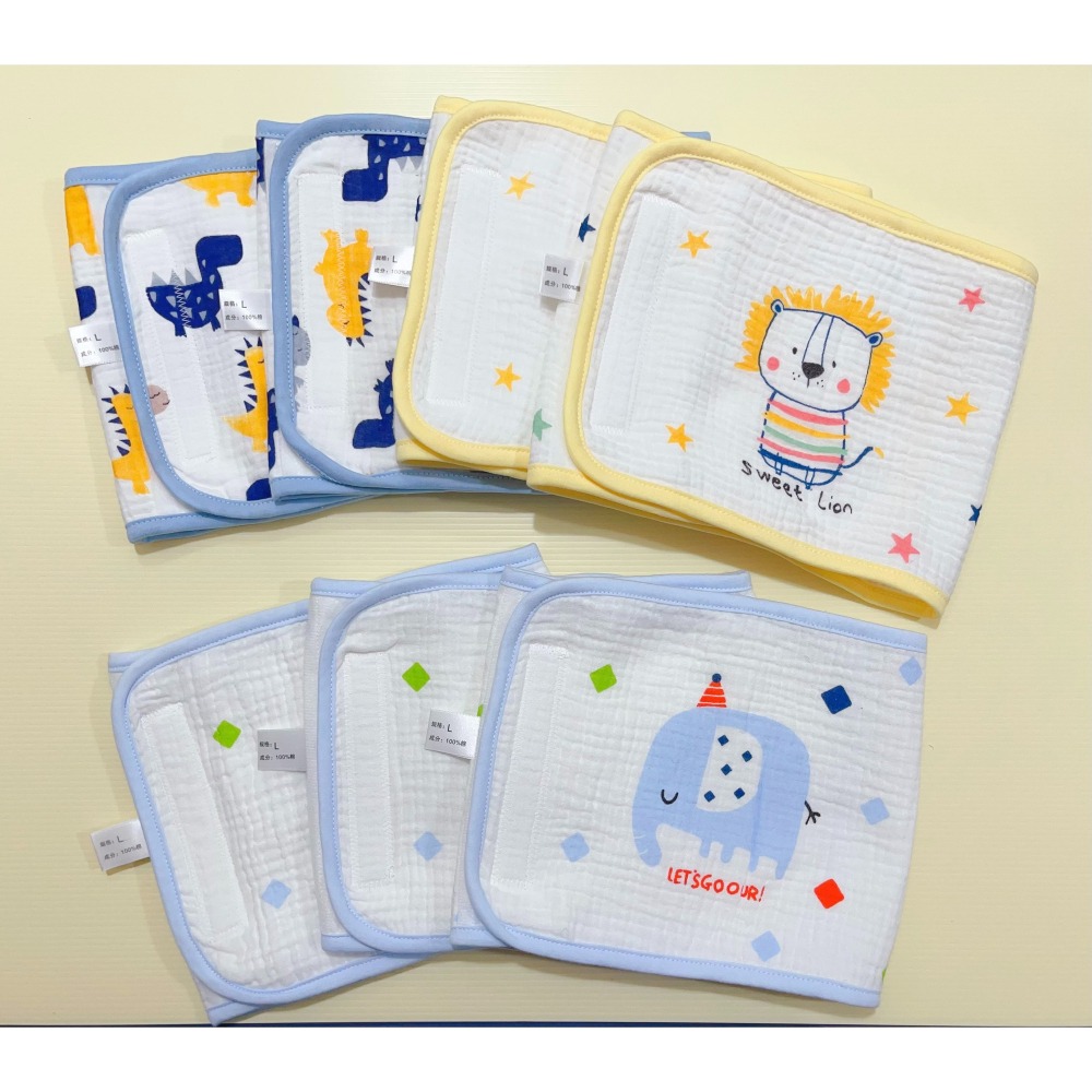 新生兒👶嬰幼兒 男女寶寶純棉紗布肚圍-細節圖2