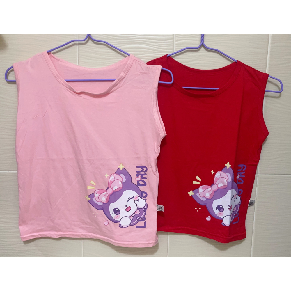 男女兒童 可愛酷洛米短袖上衣 〝 建議身高約130 穿 〞-細節圖2