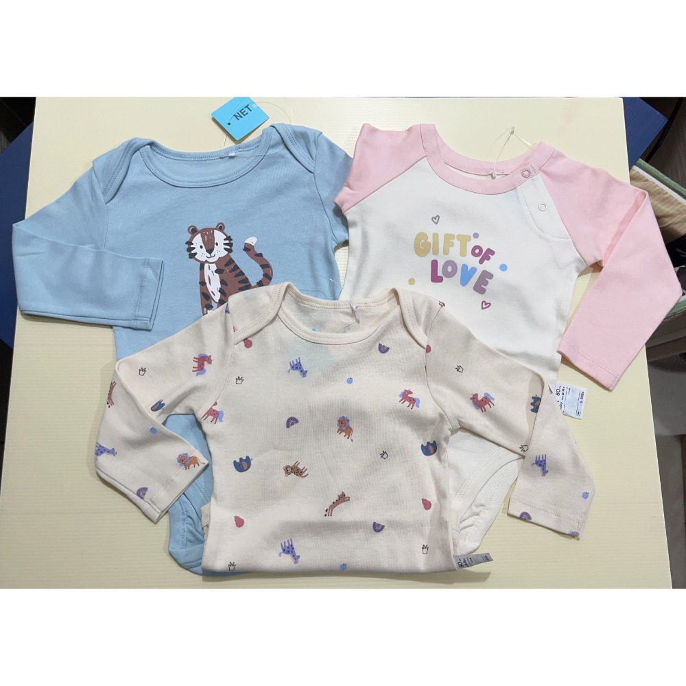 新生兒👶嬰幼兒 NET 男女寶寶棉長袖包屁衣-規格圖3