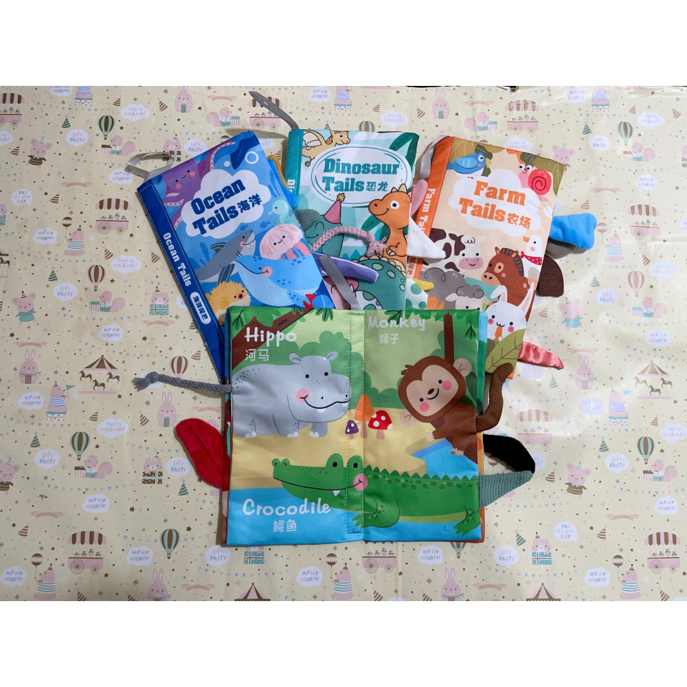 嬰幼兒 👶 男女寶寶布書 ( 有啾啾聲、響紙聲、觸感 )-細節圖2