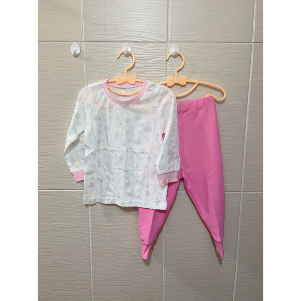新生兒👶嬰幼兒 女寶寶薄長袖 套裝 睡衣.冷氣衫.休閒服-規格圖6