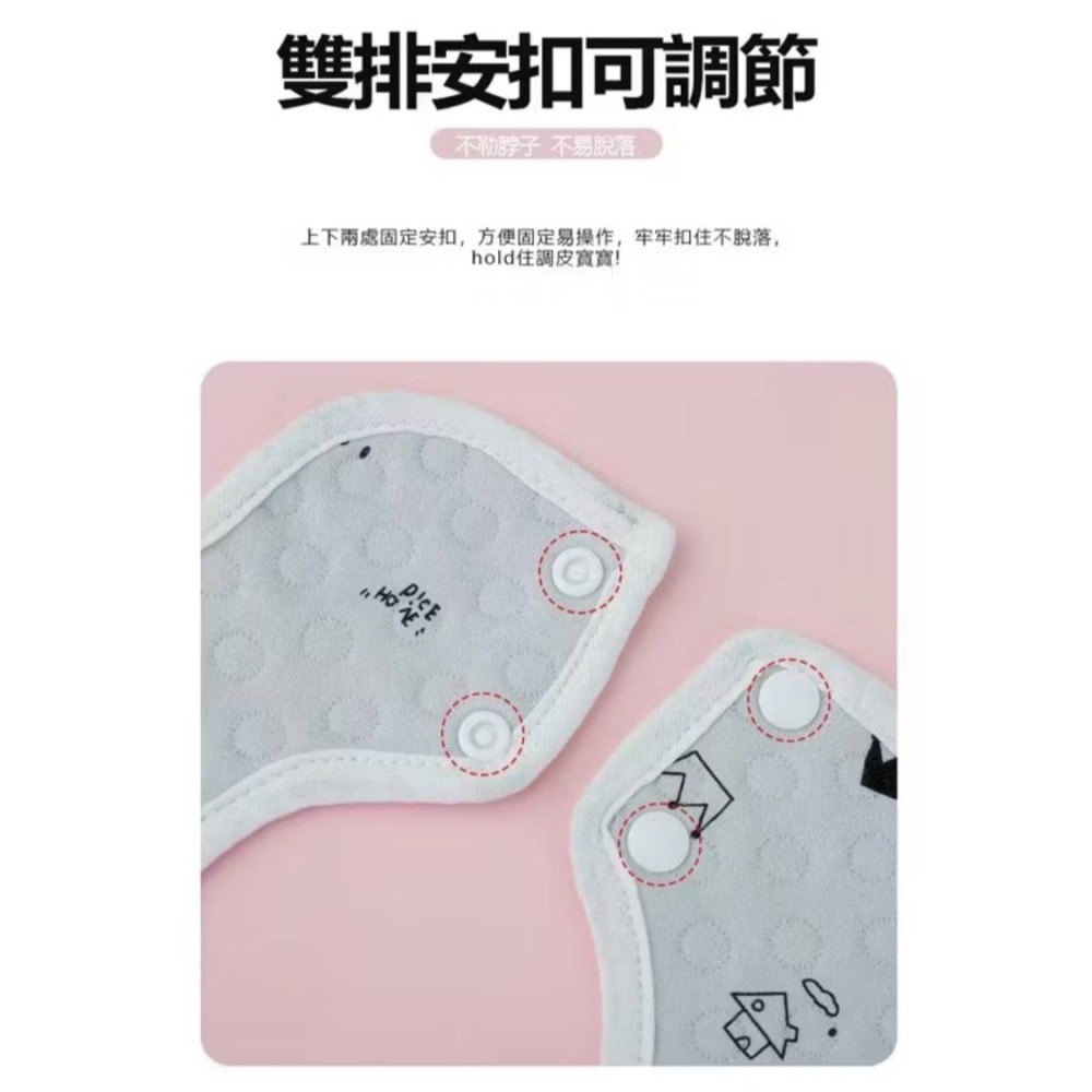 新生兒👶嬰幼兒 男女寶寶吸水力好 花邊圍兜  〝 有厚〞  隨機  隨機-細節圖7