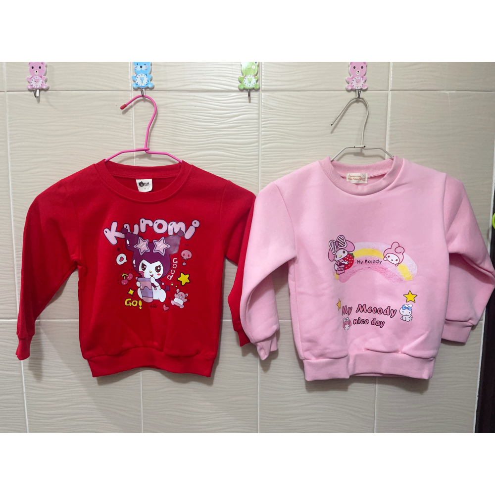 嬰幼兒 👶 女寶寶 女童〝刷毛〞長袖上衣-細節圖2