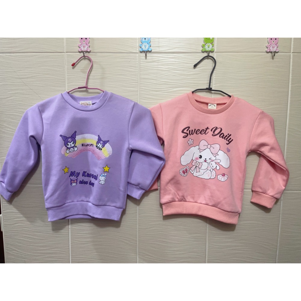 嬰幼兒 👶 女寶寶 女童〝刷毛〞長袖上衣-規格圖3