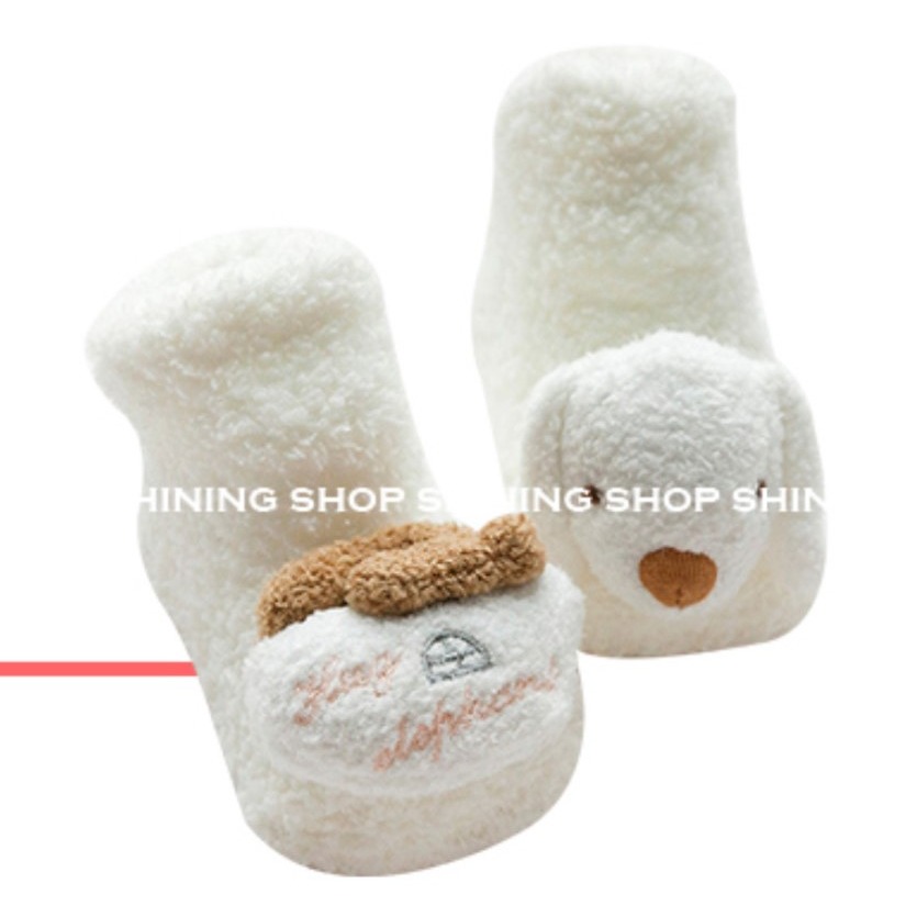 新生兒👶嬰幼兒 男女寶寶防滑點膠兒童學步襪套-細節圖2