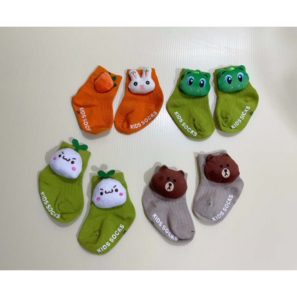嬰幼兒👶立體公仔襪 男女寶寶防滑春夏秋冬都可穿  〝 底 9 - 11 CM 〞-細節圖3
