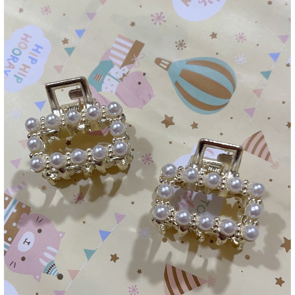 長方形珍珠加鑽