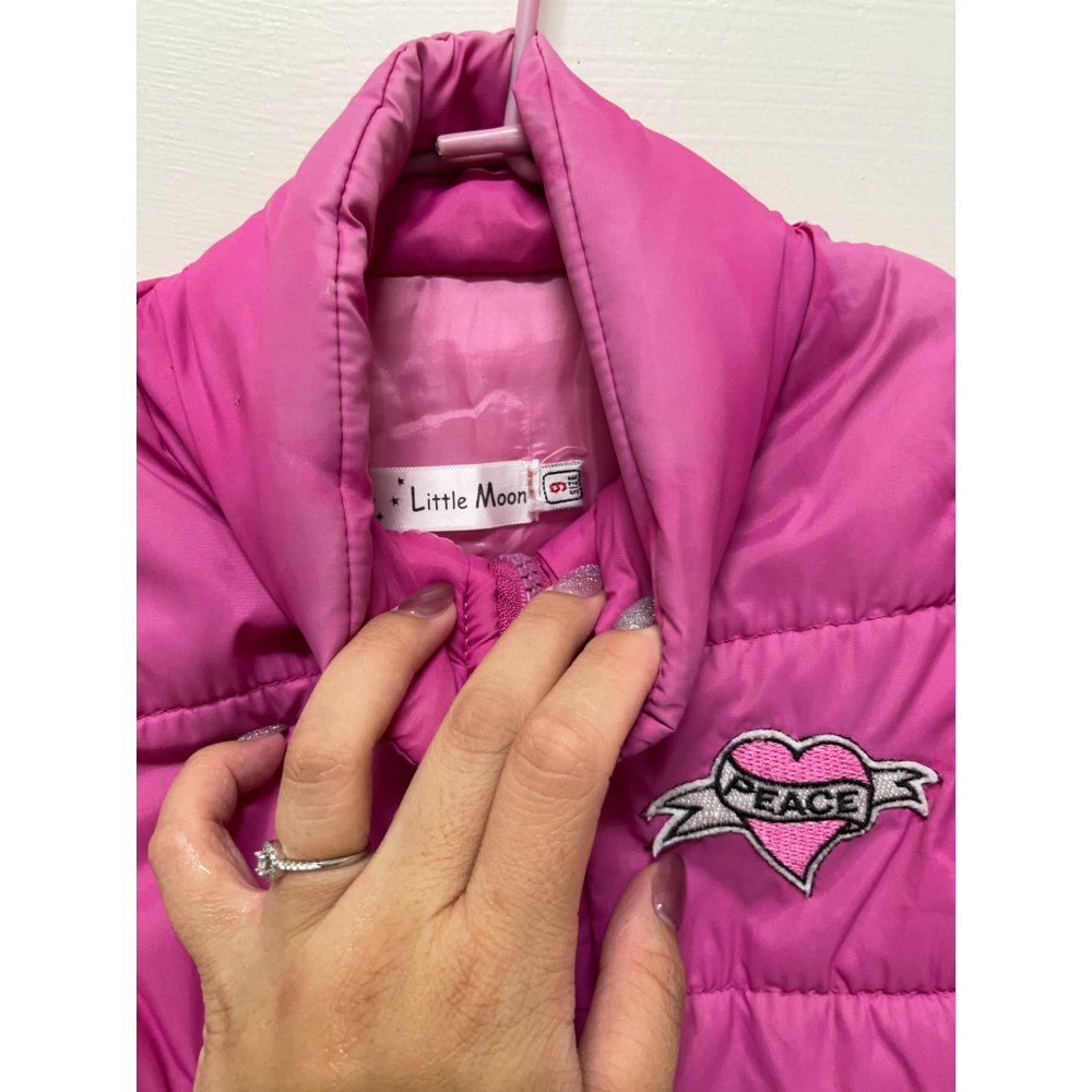 🌺 女童秋冬背心  約身高 :  100-110  ( 9.5 成新  9 成新 )-細節圖4