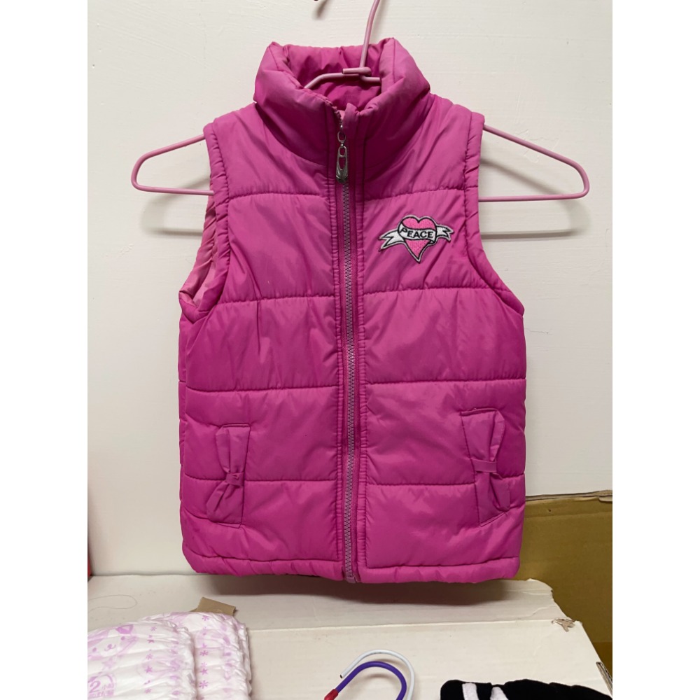 🌺 女童秋冬背心  約身高 :  100-110  ( 9.5 成新  9 成新 )-規格圖5