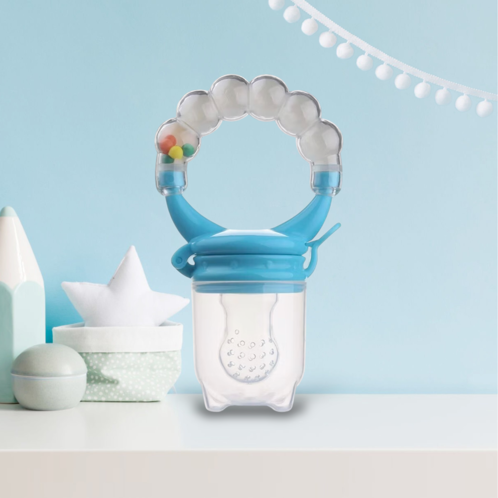 響鈴咬咬樂 輔食咬咬袋 果蔬輔食袋 嬰兒咬咬樂 響鈴果蔬樂 寶寶輔食水果嚼嚼樂  7*11*3.5-細節圖3