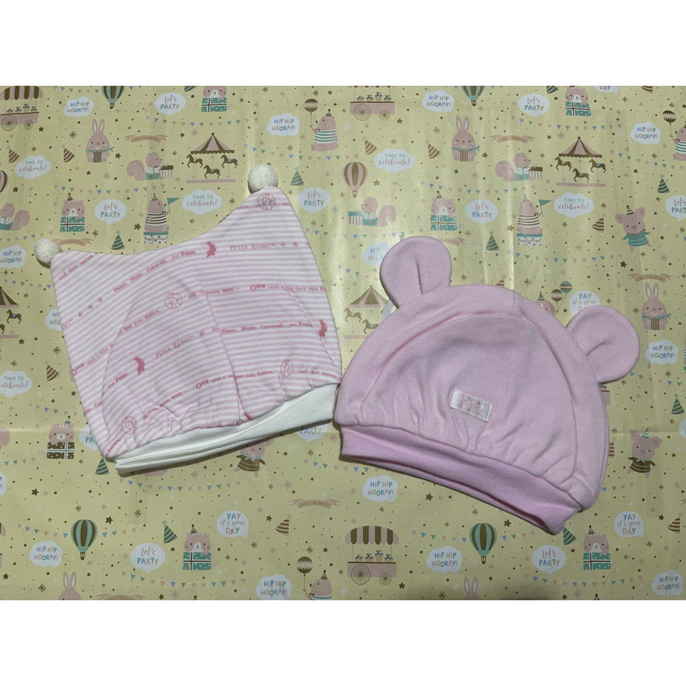 新生兒👶嬰幼兒 男女寶寶雙層帽子-細節圖2