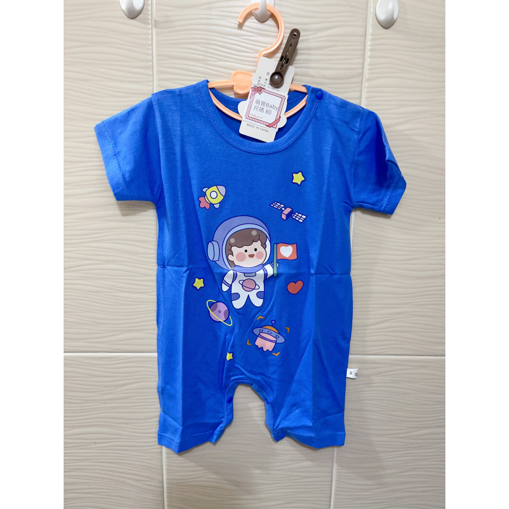 新生兒👶嬰幼兒 男女寶寶短袖爬服-細節圖2