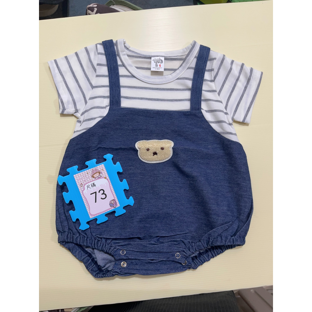 新生兒👶嬰幼兒 男女寶寶短袖包屁衣-細節圖3