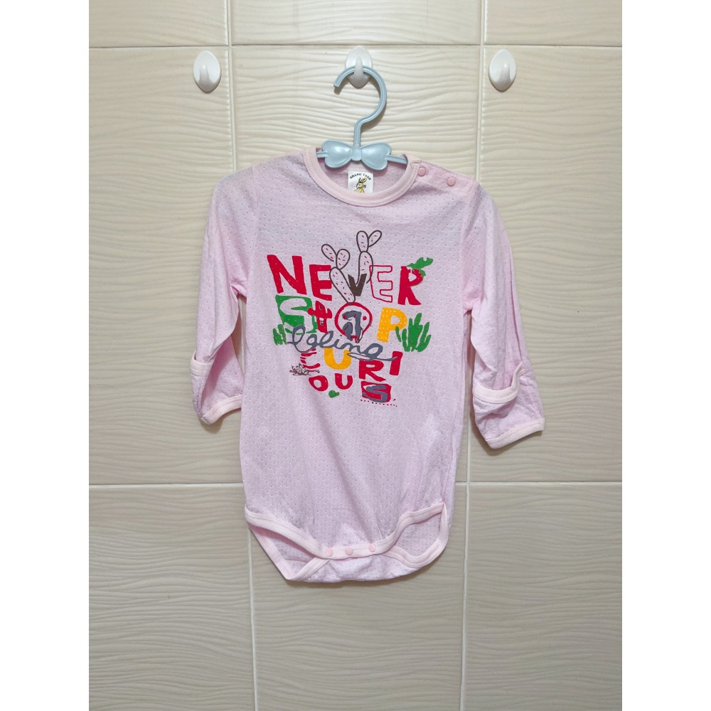 新生兒👶嬰幼兒 女寶寶網眼長短袖包屁衣-細節圖2