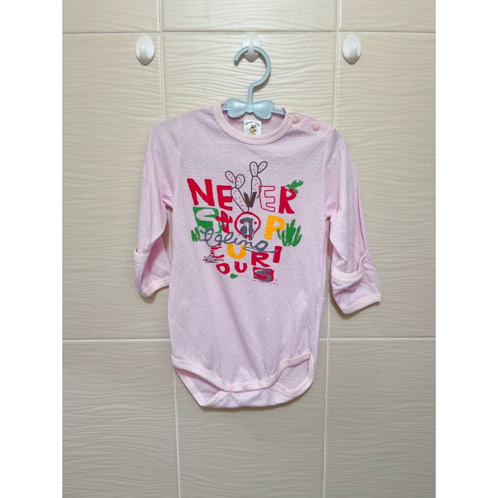 新生兒👶嬰幼兒 女寶寶網眼長短袖包屁衣-規格圖3