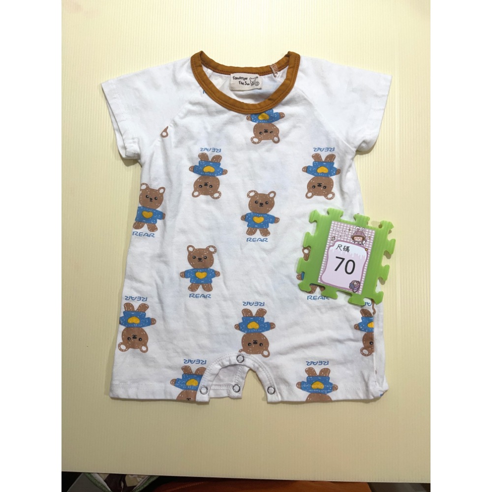 新生兒👶嬰幼兒 男女寶寶短袖包屁衣-規格圖2