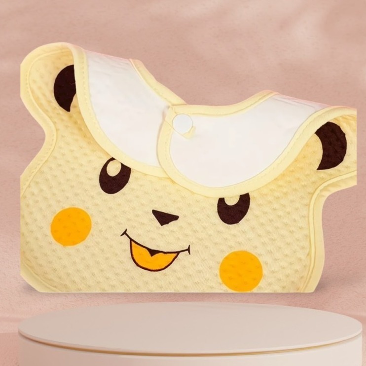 新生兒👶嬰幼兒 男女寶寶 口水巾嬰兒防水寶寶圍嘴純棉吸水 可愛圍兜新生 兒童圍脖吐奶隔奶巾-細節圖5