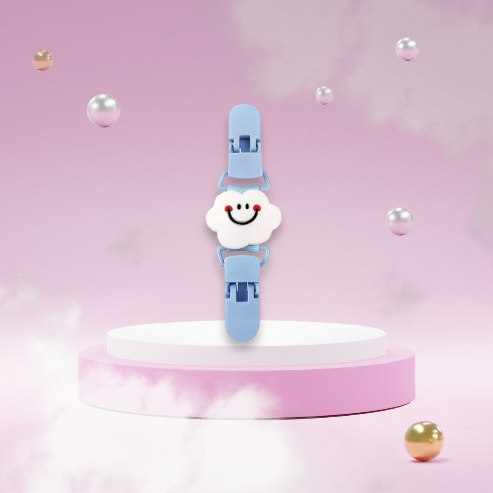 寶寶手帕夾 新生兒👶嬰幼兒 男女寶寶  幼兒園手帕夾 口水巾夾 奶嘴夾 雙頭夾 手帕夾 毛巾夾-規格圖1