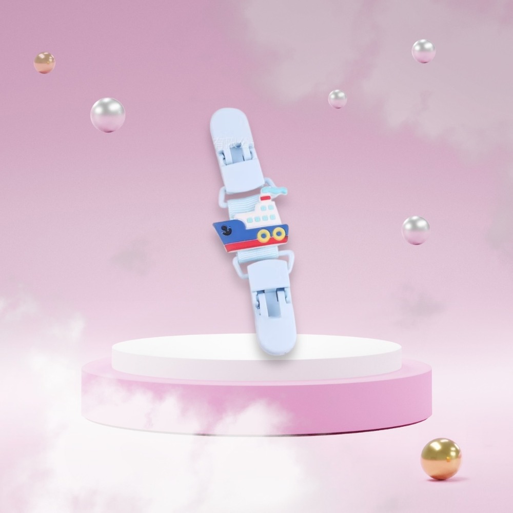 寶寶手帕夾 新生兒👶嬰幼兒 男女寶寶 幼兒園手帕夾 口水巾夾 奶嘴夾 雙頭夾 手帕夾 毛巾夾-規格圖1