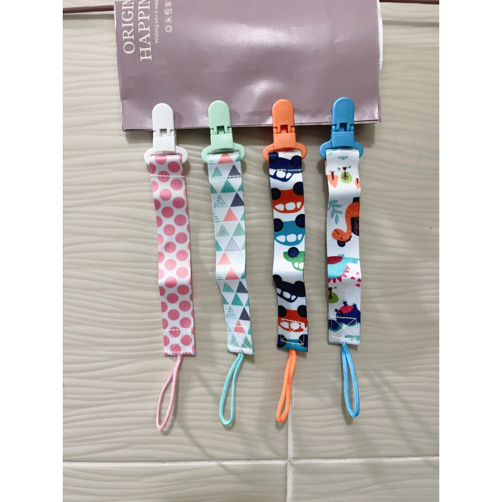 安撫奶嘴牙膠玩具防掉鍊/防掉鍊/奶嘴帶/奶嘴防掉夾/奶嘴夾  〝 不可調 〞-細節圖4