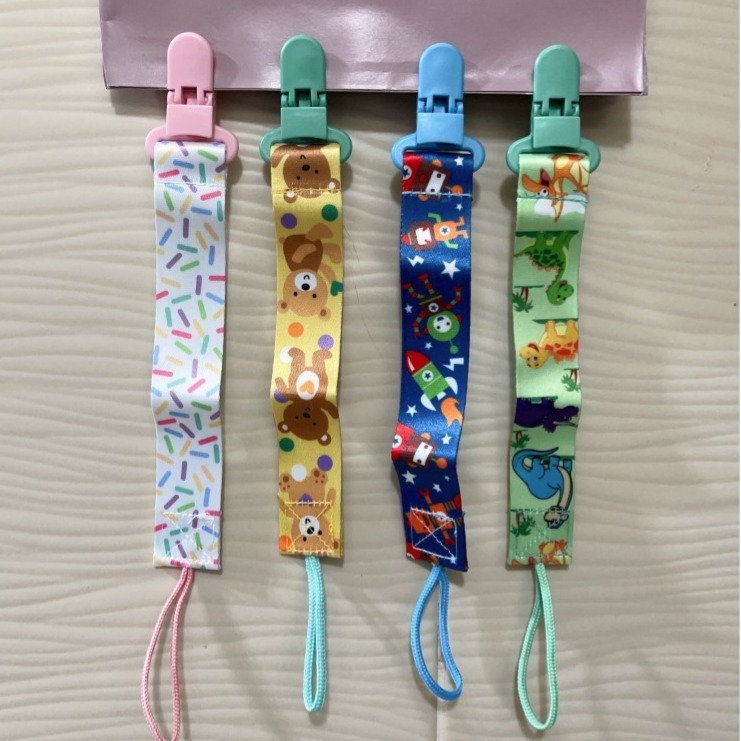 安撫奶嘴牙膠玩具防掉鍊/防掉鍊/奶嘴帶/奶嘴防掉夾/奶嘴夾  〝 不可調 〞-細節圖3