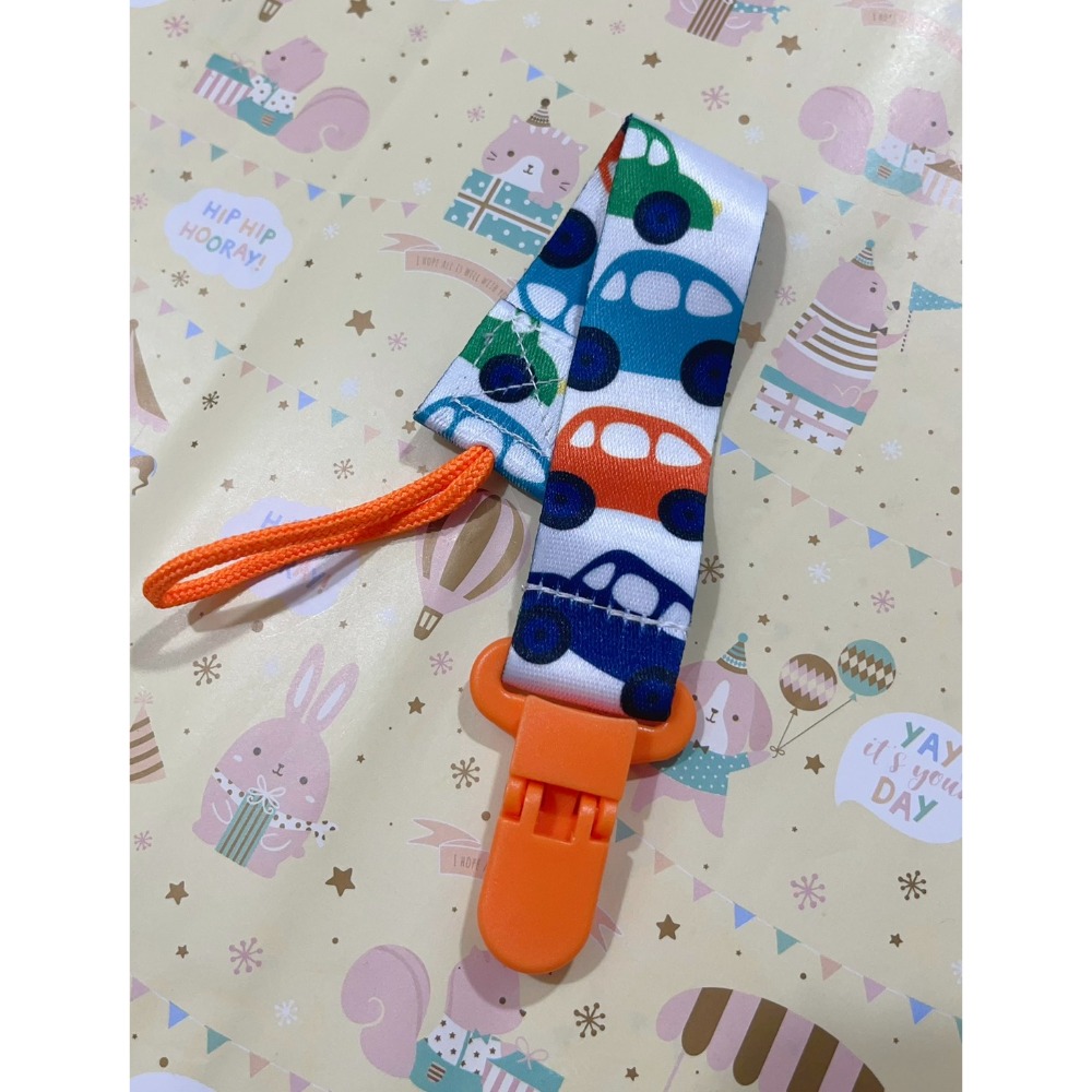 安撫奶嘴牙膠玩具防掉鍊/防掉鍊/奶嘴帶/奶嘴防掉夾/奶嘴夾  〝 不可調 〞-規格圖4