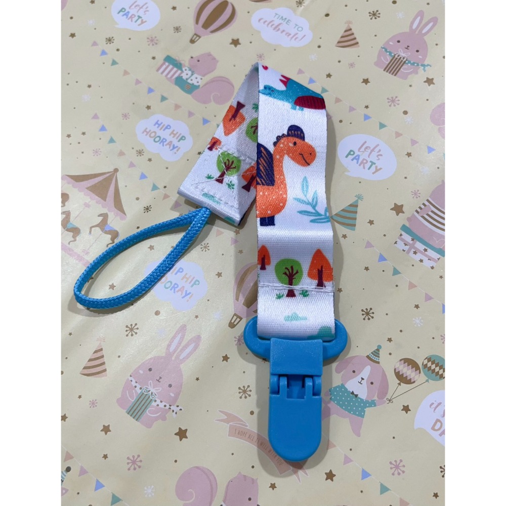 安撫奶嘴牙膠玩具防掉鍊/防掉鍊/奶嘴帶/奶嘴防掉夾/奶嘴夾  〝 不可調 〞-規格圖4
