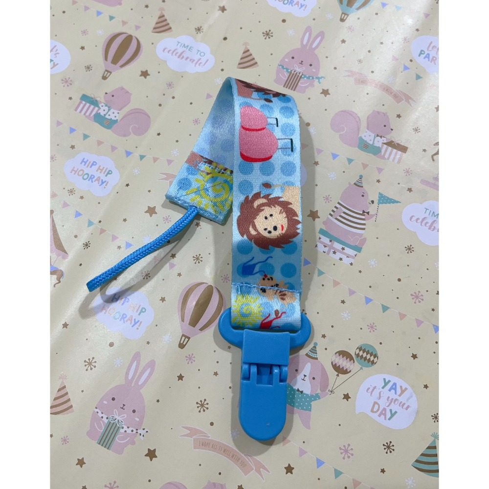安撫奶嘴牙膠玩具防掉鍊/防掉鍊/奶嘴帶/奶嘴防掉夾/奶嘴夾  〝 不可調 〞-規格圖4