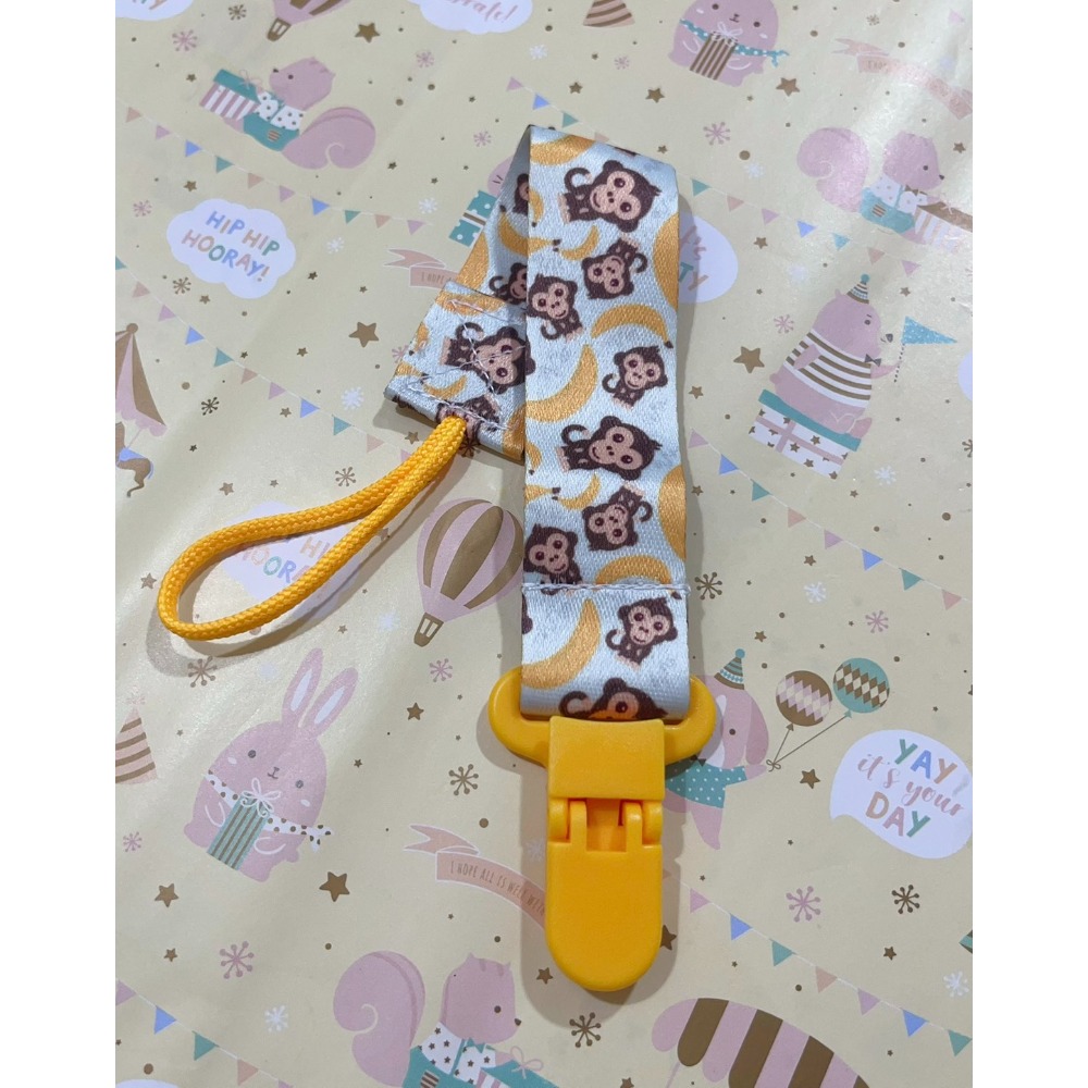 安撫奶嘴牙膠玩具防掉鍊/防掉鍊/奶嘴帶/奶嘴防掉夾/奶嘴夾  〝 不可調 〞-規格圖4