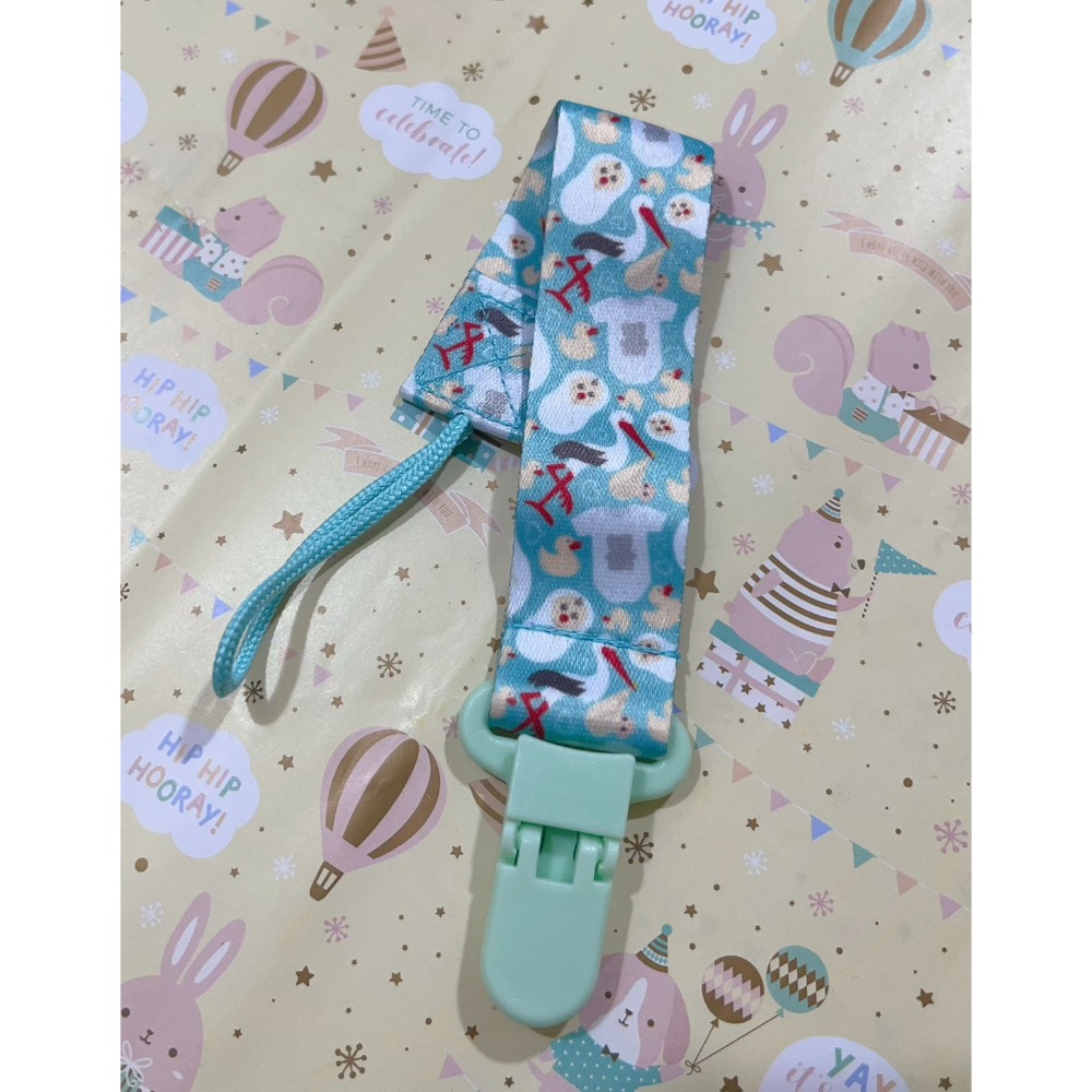 安撫奶嘴牙膠玩具防掉鍊/防掉鍊/奶嘴帶/奶嘴防掉夾/奶嘴夾  〝 不可調 〞-規格圖4