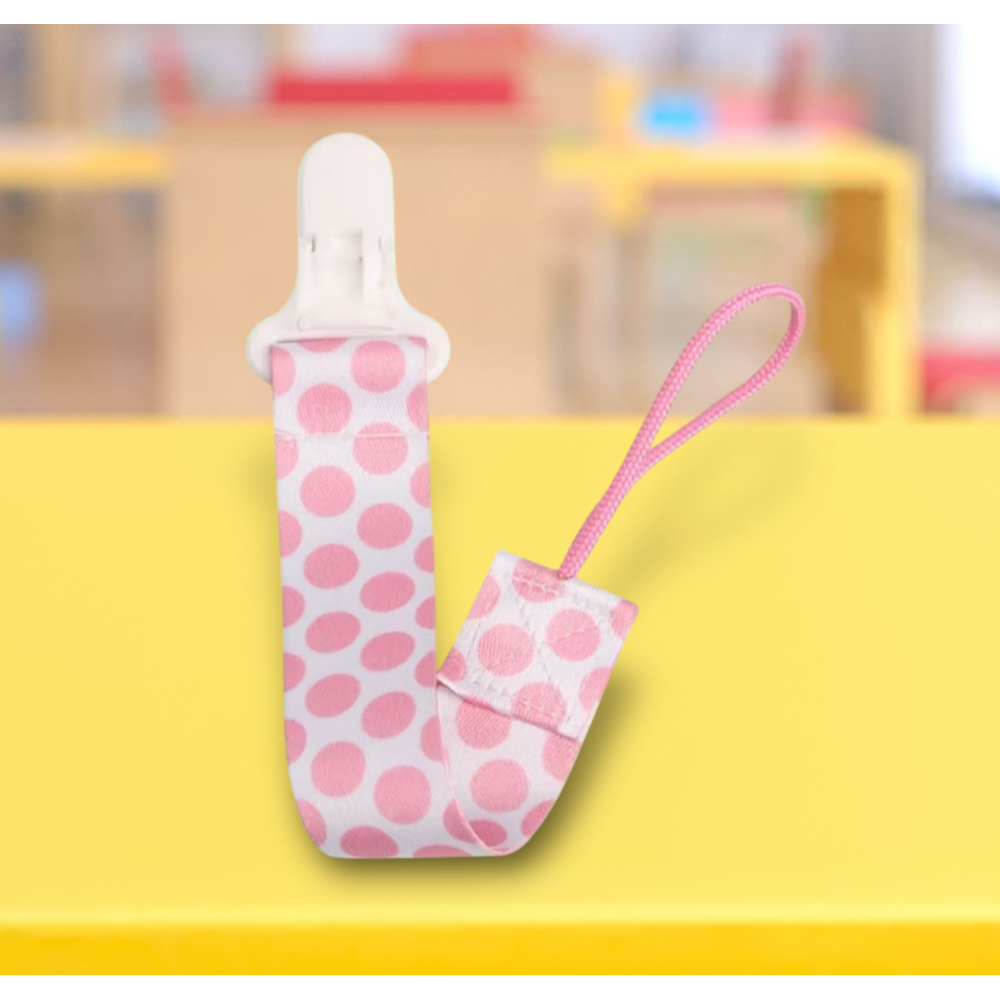 安撫奶嘴牙膠玩具防掉鍊/防掉鍊/奶嘴帶/奶嘴防掉夾/奶嘴夾  〝 不可調 〞-規格圖4