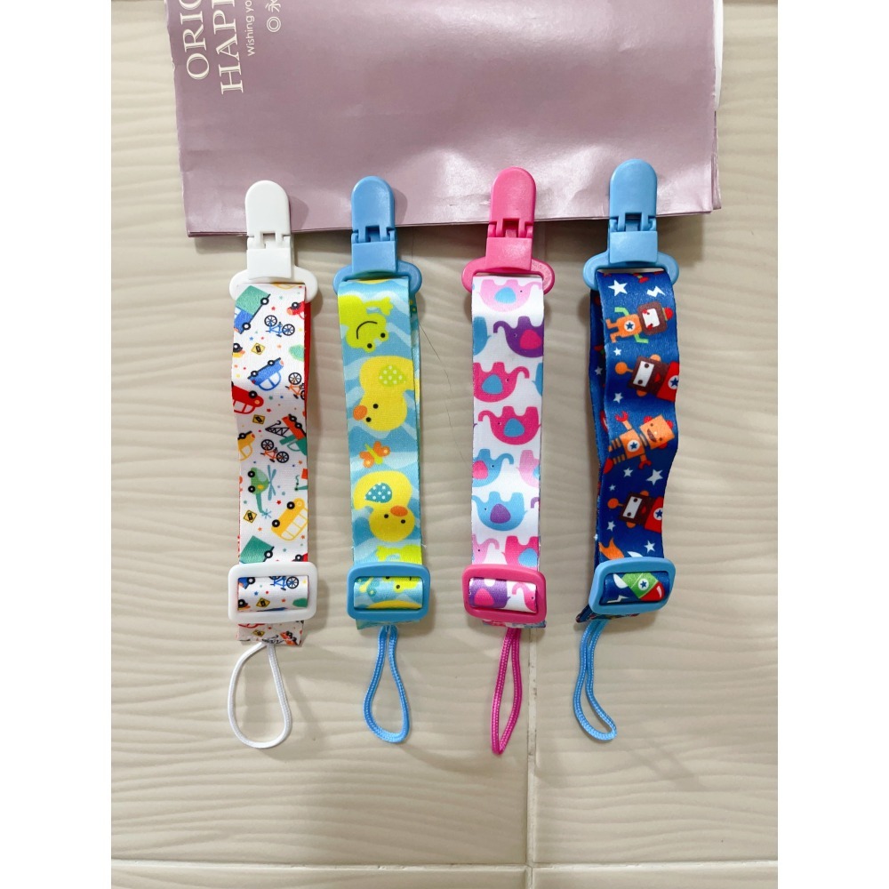 新生兒👶嬰幼兒 男女寶寶 安撫奶嘴牙膠玩具防掉鍊/防掉鍊/奶嘴帶/奶嘴防掉夾/奶嘴夾 〝 可調 〞-細節圖2