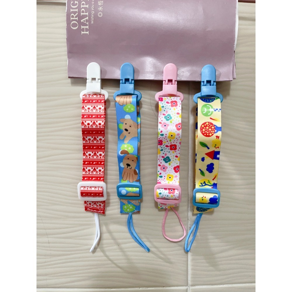 新生兒👶嬰幼兒 男女寶寶 安撫奶嘴牙膠玩具防掉鍊/防掉鍊/奶嘴帶/奶嘴防掉夾/奶嘴夾 〝 可調 〞-細節圖3