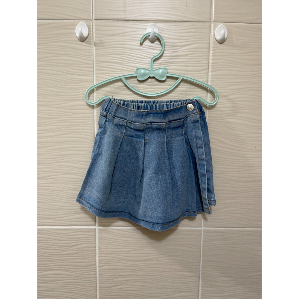 女寶寶 小童 棉褲裙  牛仔褲裙-細節圖2