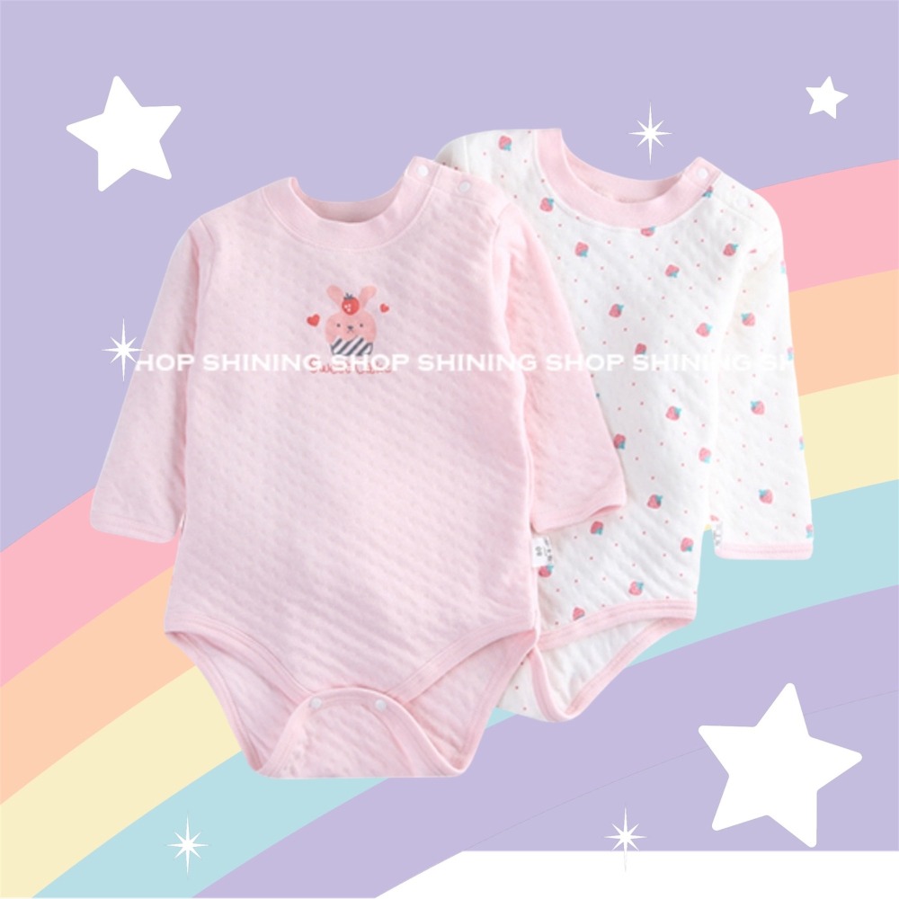 嬰幼兒  👶 男女寶寶純棉長袖包屁衣  〝 有肩釦 〞尺碼  90-細節圖3