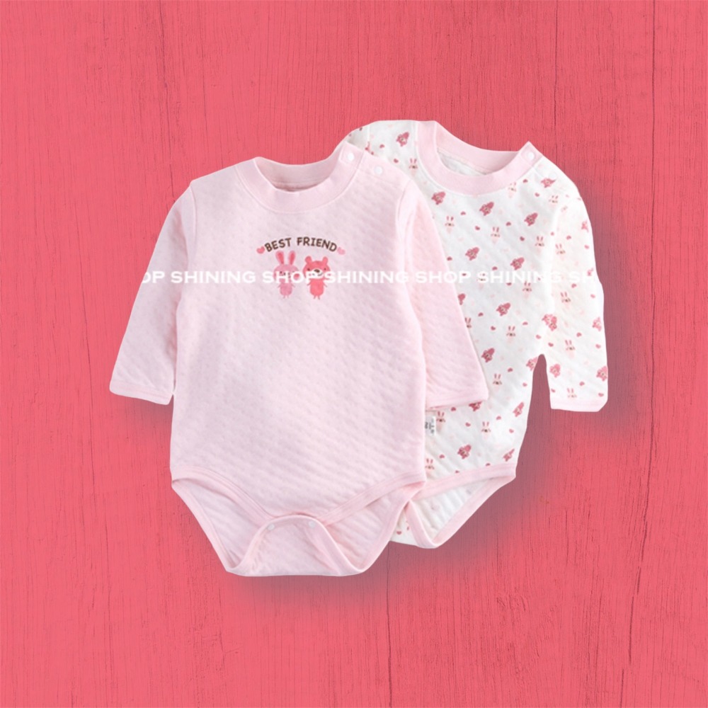 嬰幼兒  👶 男女寶寶純棉長袖包屁衣  〝 有肩釦 〞尺碼  90-細節圖4