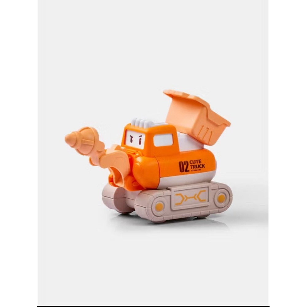 按壓工程車 工程車玩具 慣性車益智 玩具車 滑行玩具 兒童玩具 迴力車 挖掘機 壓路機 造夢小分隊-規格圖7