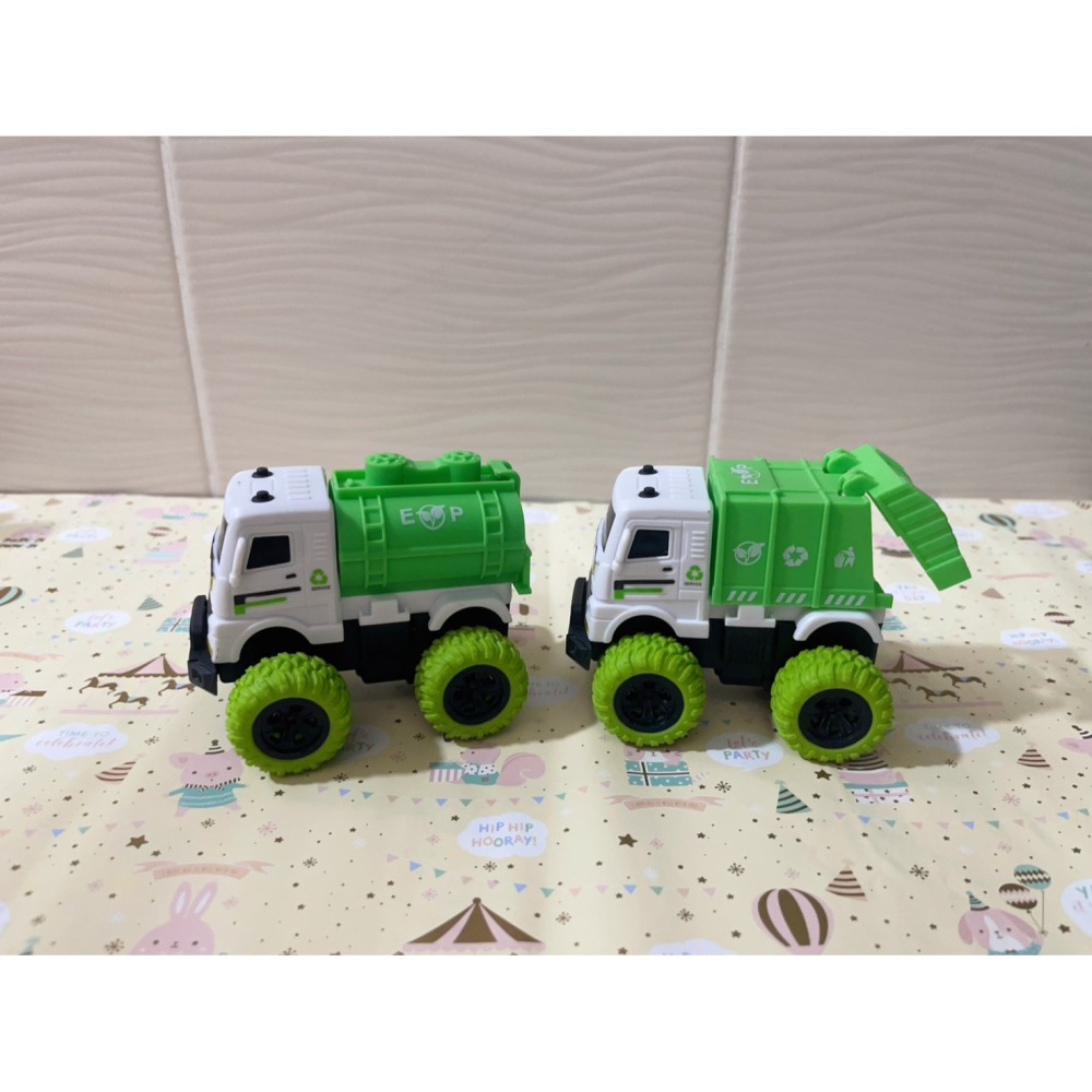 兒童玩具車男孩小商品慣四驅越野小汽車挖掘機翻斗車 〝 環保款 〞◆ 2台1組 ◆-細節圖3