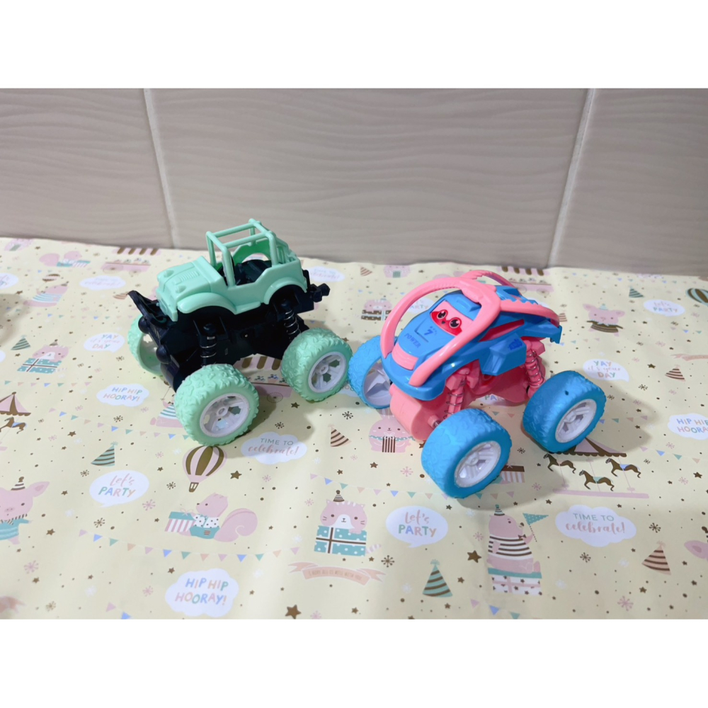 四驅雙向慣性越野車 耐撞耐摔 迴力車 玩具車 越野車 模型車 特技車   ※ 2台一組 ※-細節圖2