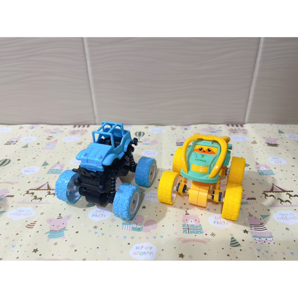 四驅雙向慣性越野車 耐撞耐摔 迴力車 玩具車 越野車 模型車 特技車   ※ 2台一組 ※-細節圖4