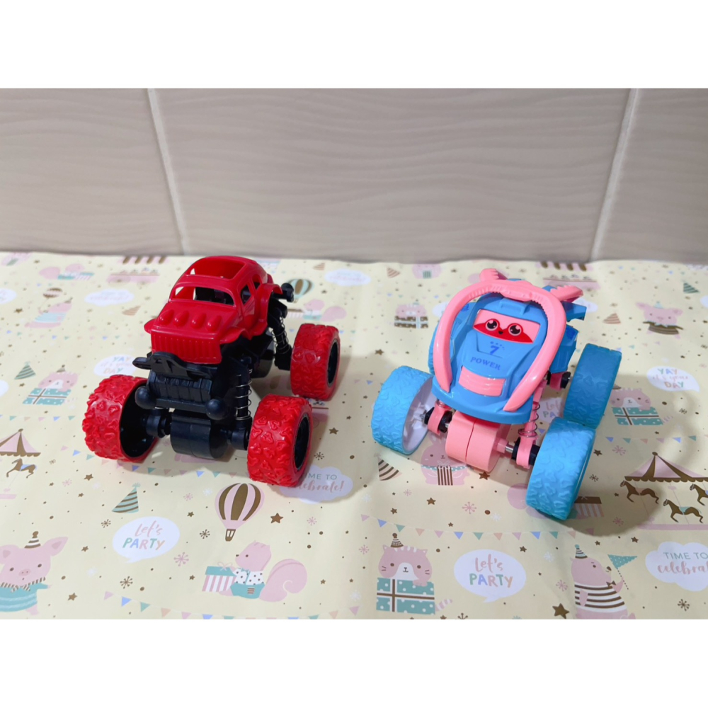 四驅雙向慣性越野車 耐撞耐摔 迴力車 玩具車 越野車 模型車 特技車 ※ 2台一組 ※-細節圖2
