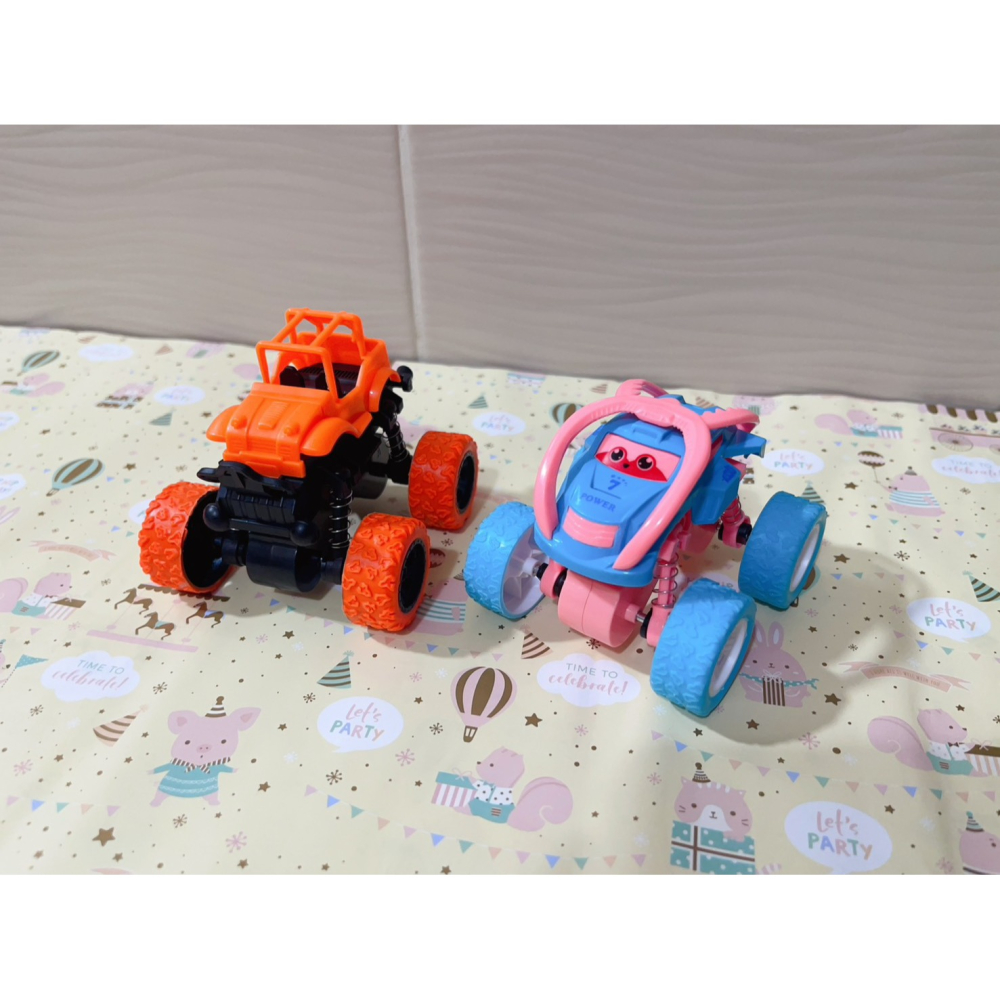 四驅雙向慣性越野車 耐撞耐摔 迴力車 玩具車 越野車 模型車 特技車 ※ 2台一組 ※-細節圖3